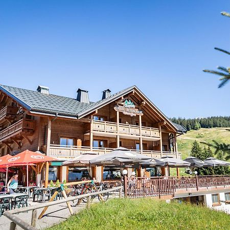 Hotel Restaurant "Les Sapins" Wellness & Gourmet Manigod Buitenkant foto