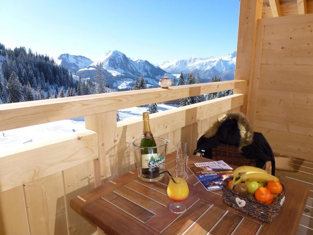 Hotel Restaurant "Les Sapins" Wellness & Gourmet Manigod Kamer foto