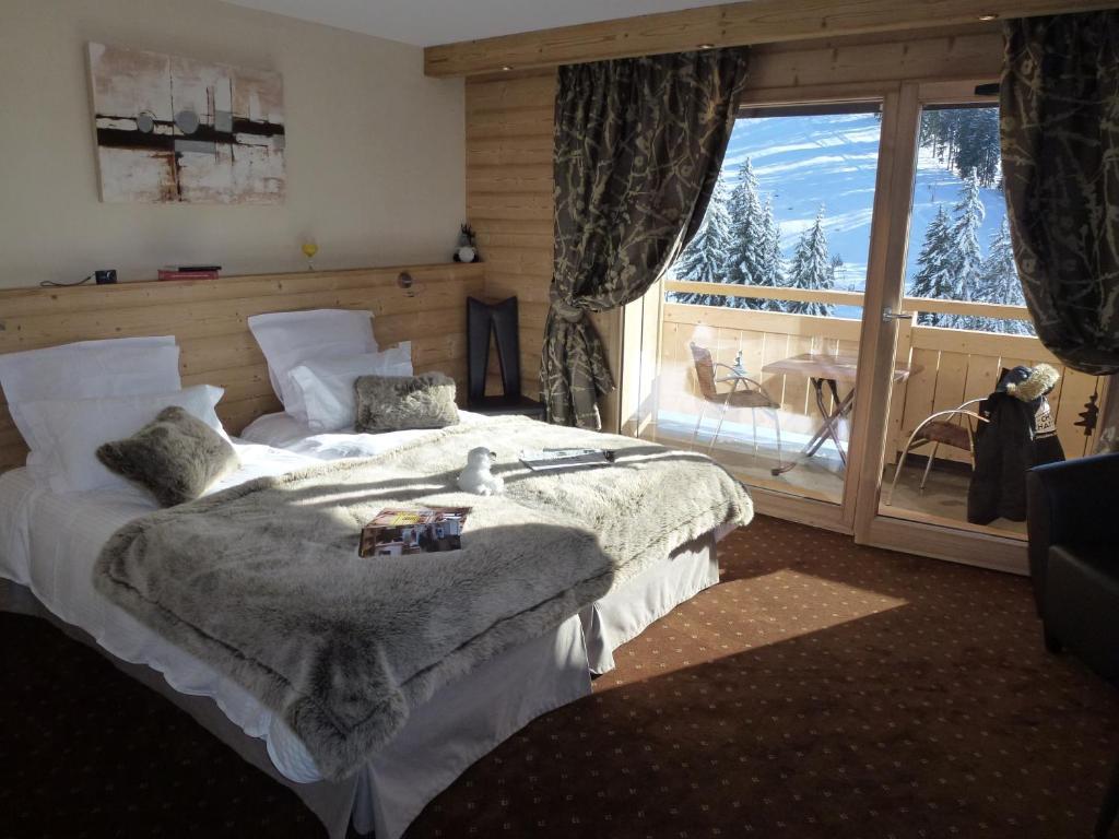 Hotel Restaurant "Les Sapins" Wellness & Gourmet Manigod Kamer foto