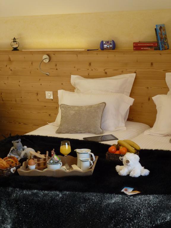 Hotel Restaurant "Les Sapins" Wellness & Gourmet Manigod Buitenkant foto